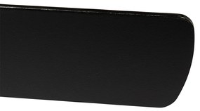 Ventilator de tavan negru cu imprimeu lemn 107,5 cm cu comutator cu lanț - Mistral Johanna