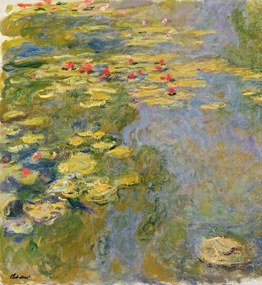 Monet, Claude - Artă imprimată The Waterlily Pond, 1917-19 (oil on canvas), (35 x 40 cm)