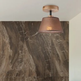 Lustr ANTONIO 1xE14/40W/230V, montaj pe tavan, maro