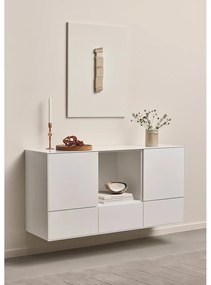 Comodă de perete albă joasă 135x68 cm Edge by Hammel – Hammel Furniture