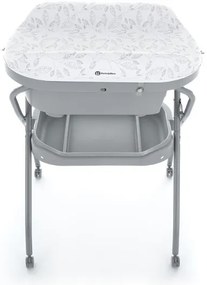 Masă de înfășat cu cădiță PETITE&MARS SPA 3 în 1 gri