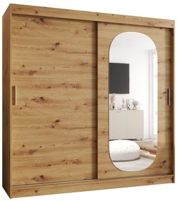 Dulap de haine 200 cm Ronny (Stejar artisan). 1126059