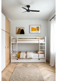 Ventilator de tavan FARO 33822 MINI PUNT S negru d. 90 cm + telecomandă