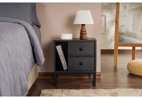 Noptieră GLIMMER 50x45,2 cm negru