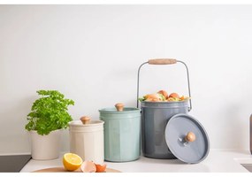 Containere din oțel pentru deșeuri compostabile în set de 3 - Kitchen Craft