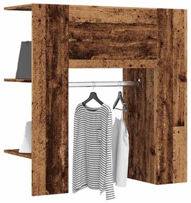 vidaXL Dulap pentru hol Lemn vechi 97,5x37x99 cm Lemn prelucrat