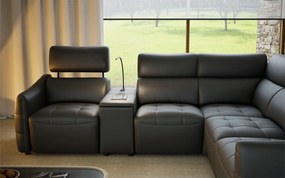 Coltar lemn masiv Davos, 262 × 100 × 221 cm - Stânga