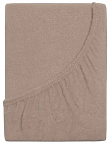 Cearșaf de pat 4Home din frotir Ideal nuc , 100 x200 cm, 100 x 200 cm
