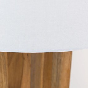 Veioza/Lampa de masa lemn design decorativ DALLAS