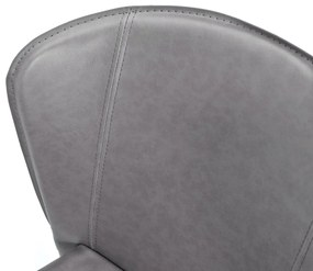 STONES Scaun din piele ecologică 49cm X 56cm H. 82cm | Aosom Romania