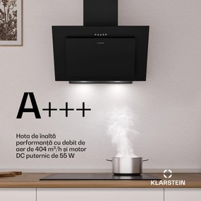 Klarstein Hota înclinată Athena | mod de evacuare a aerului și recirculare | 404 m³/h | 56 W | 60 cm