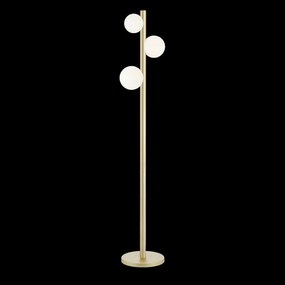 Lampadar, Lampa de podea moderna FORES auriu