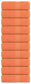 vidaXL Prosoape de baie 10 buc. FROGN portocalii 30x30 cm 100% bumbac
