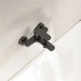 Baterie cada-dus Inter Ceramic Venice monocomanda gri mat