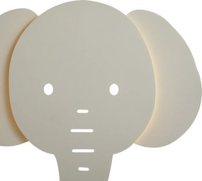 Lampă de perete pentru copii bej, cu LED, cu 3 trepte de intensitate luminoasă - Ellie the Elephant