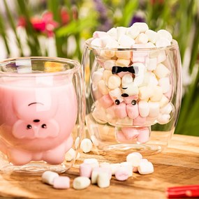 Pahare termo 4Home Hot&Cool Lady Bear 250 ml, 2 buc.