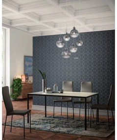 Lustră pe cablu PLUMEN Redo 01-2069 6xE14/42W/230V gri