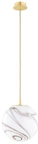 Lustra/Pendul design modern ALMIROS 25cm alama