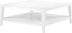 Masuta pentru interior si exterior Bell Rive alb, 100x100cm 113189 HZ