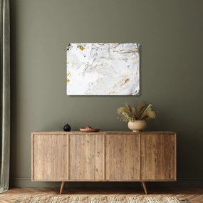 Tablou pe sticlă - Hârtie de ulei cu design de marmură (70x50 cm)