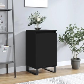 831070 vidaXL Dulap, negru, 40x35x70 cm, lemn prelucrat