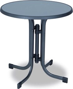 Masă de grădină rotundă din metal ø 70 cm Pizarra – Dajar