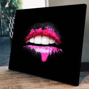 Black and Pink Lips