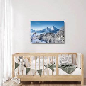Tablou - O privire asupra peisajului de iarnă (90x60 cm)