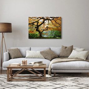 Tablou - Arțarul japonez galben, Portland, Oregon (90x60 cm)