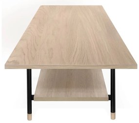 Măsuță de cafea în culoare naturală cu blat cu aspect de lemn de stejar 60x120 cm Jugend – Woodman