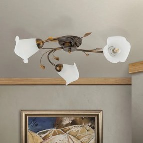 Lustră aplicată Orion DL 7-788/3 SISI 3xE14/40W/230V d. 60 cm bronz/patină