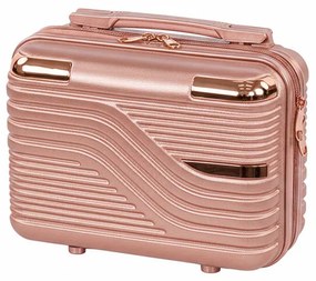 TraveLux Urban călătorie umed sac cu capac dur 23x30x14 cm aur roz