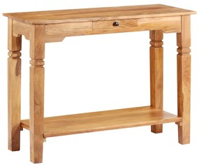 vidaXL Masă consolă, 100x40x76 cm, lemn masiv de acacia