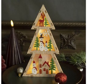 Brilagi - Brăduț LED de Crăciun, 2xAA