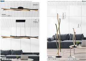 Lustra LED suspendata design modern Bloom Swirl