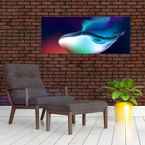 Tablou - Balena spațială (120x50 cm)
