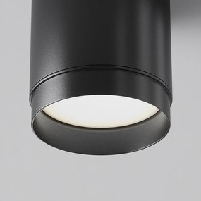 Spot aplicat minimalist design tehnic Polar negru