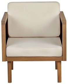 Set mobilier de grădină Blas (lemn deschis de salcâm + crem). 1077937