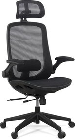 Scaun ergonomic SYYT 9509 negru, mesh complet și șezut reglabil