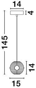 Lustra, Pendul LED design modern AFTHONIA
