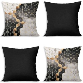 Fețe de pernă în set de 4 buc. 43x43 cm Optic - Minimalist Cushion Covers