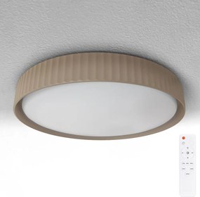 Brilagi - Plafonieră LED dimabilă LUCIA LED/48W/230V diam. 41 cm maro+telecomandă