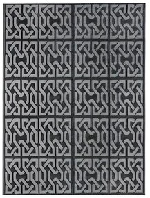 Covor de exterior, cu doua fete, 180x120 cm, gri