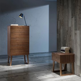 Dulapior elegant cu 4 sertare, design modern Walnut AC-CP1702-A
