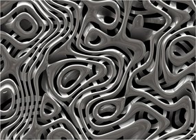 Tablou - Abstractizare metalică (70x50 cm)
