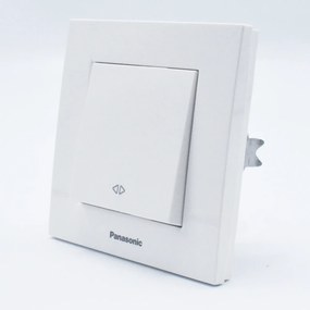 Intrerupator cap cruce Karre Plus Panasonic, ST, alb