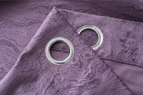 Draperie opaca DUNES VELVET 140x250 cm, mov Agatat: Inele metalice