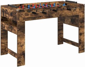 vidaXL Masă de Foosball Stejar fumuriu 125 x 60,5 x 80 cm