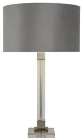 Lampă de masă Searchlight EU67521GY SCARBOROUGH 1xE27/60W/230V gri