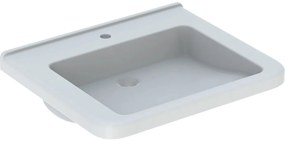 Geberit Selnova Comfort Square lavoar 65x55 cm dreptunghiular clasică pentru persoane cu dizabilități alb 500.789.01.7